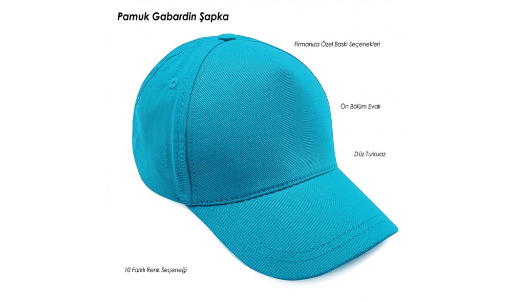 Promosyon Pamuk Gabardin Düz Renk Şapka Yılan Yastığı